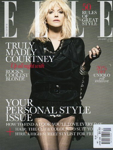 Elle Uk January 2009 (COURTNEY LOVE)