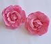 Pink Rose Wedding Birde Hair Flower Clip Barrette- One Pair