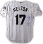 Todd Helton Autographed Jersey | Details: Colorado Rockies, Inscription, White, Home