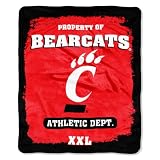 NCAA 50-Inch-by-60-Inch Micro Raschel Throw "Property Of" Design