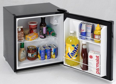 Avanti: 1.7 cu. ft. Compact Refrigerator with 1 Wire Shelf, Auto Defrost, Door Racks, Reversible Doo