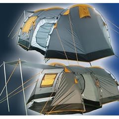 4Pers Camping Automatik Schnellaufbau Zelt Modell ELECSA 3158