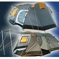 4Pers Camping Automatik Schnellaufbau Zelt Modell ELECSA 3158