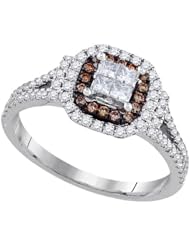 0.64CTW-DIA INVISIBLE BRIDAL RING