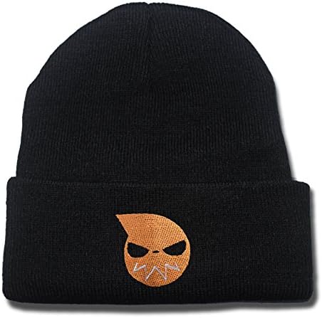 Soul Eater Logo Beanie Fashion Unisex Embroidery Beanies Skullies Knitted Hats Skull Caps