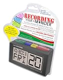 Your Minder Personal Alarm Clock (Without Power Supply) - Record up to 6 of Your OWN Alarm Messages