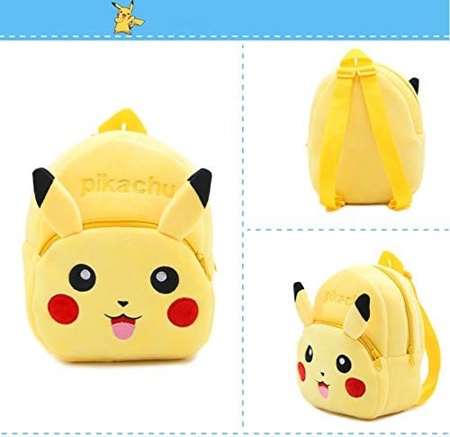 Plush Pikachu Backpack - Pokemon Pikachu &amp; Pokemon Go School Bags For Children Who Love Pokemon - DK Reserve Toys