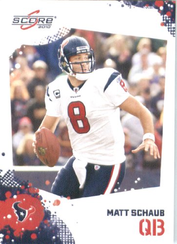 Matt Schaub - Houston Texans - 2010 Score Football Card - NFL Trading Card in Screwdown Case