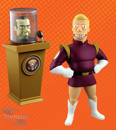 51q4opiFbaL Futurama Toynami Series 2 Action Figure Zapp Brannigan