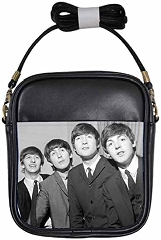 THE BEATLES EARLY YEARS Leather Sling Bag Small Purse