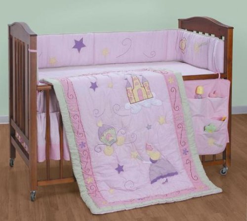 'Princess' 5-Piece Baby's Crib Set