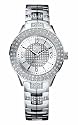 Marc Ecko E15074M1 Unisex Basic Analogue movement Polished Silver Case & Bracelet with Iced Bezel & Silver Iced Dial