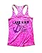 Womens Lake Hair Dont Care Funny Water Summer Messy Hair Burnout Tank Top