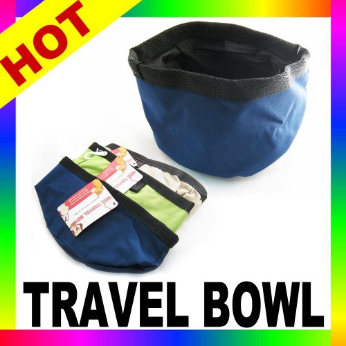 Portable Folding Pet Travel Bowl 