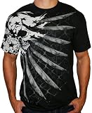 Tapout Young Men's American Gothic T-Shirt,Black,Large