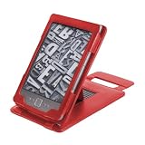 DURAGADGET Funda Y Cubierta Roja De Piel Aut�ntica Con Soporte Para El Nuevo Kindle De Amazon, Wi-Fi, Monitor 6" E Inkdi DURAGADGET