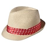 Girls' Disney Teddy Duncan Tan Straw Fedora