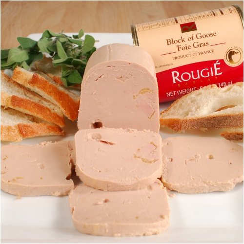 Block Of Goose Foie Gras Fully Cooked by Rougie by Gourmet Food Store