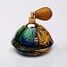 Hand Blown Lavender Multicolor Sommerso Art Glass Spray Perfume Bottle 4