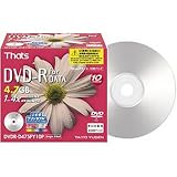 太陽誘電 4倍速データ用4.7GB/プリンタブル銀/10mmPケース10枚パック DVDR-D47SPY10P