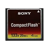 Sony 4GB High Speed 133X Compact Flash Memory Card