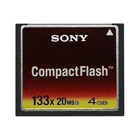 Click here to buy Sony 4GB High Speed 133X Compact Flash Memory Card by Sony.