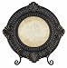 Antique Walnut Finish Decorative Charger Plate