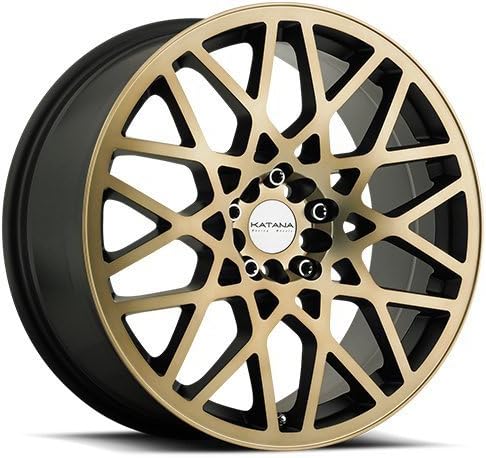 17x7.5 Katana KR20 Bronze wheels rims (42 offset, 5X100/114.3)