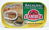Ramirez Portugese Bacalhau Cod in Olive Oil with Garlic 120gr