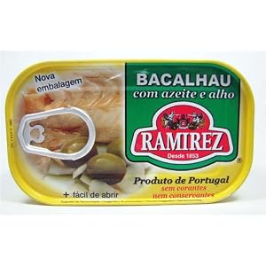 Ramirez Portugese Bacalhau Cod in Olive Oil with Garlic 120gr by Ramirez