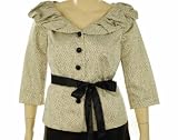 Adrianna Papell Pillow Shawl Collar Jacket
