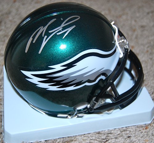 Philadelphia Eagles Michael Vick Autographed / Signed Football Mini Helmet