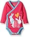 Zutano Girls' Baby Bunnies Screen L/s Wrap Body