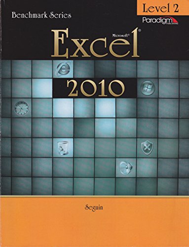 benchmark series microsoft excel 2010 levels 2 level 2