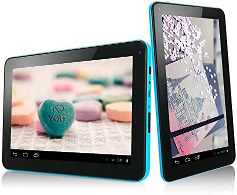 Idroid Blue 9'' Dual Core Google Android 4.2 Jelly Bean 8GB Tablet PC, A23 Dual Core, Mali 400 GPU, Multi-Touch Screen, Dual Camera, Google Play Pre-loaded, 3D-Game Supported