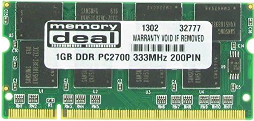 1GB Memory Ram DDR SO-DIMM PC-2700 333MHz 200-pin 1 GB for Apple Powerbook G4, Imac G4 Ibook G4