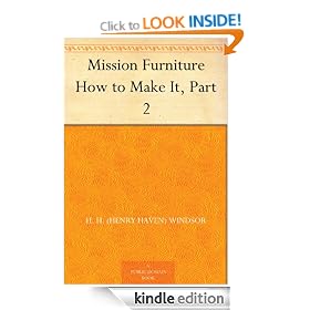 Mission Furniture How to Make It, Part 2