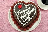 6 inch Happy Valentine's Day Cheesecake - Raspberry Swirl