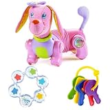 Tiny Love Follow Me Fiona Activity Toy Plus The First Years First Keys Teether and Floating Stars Teether Bundle