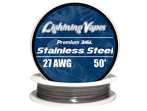 LV Stainless Steel 316L Wire 27 AWG - 50'