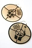 Obey - Public Enemy Earrings (Gold)