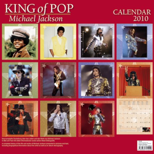Michael Jackson 2010 Calendar -King of Pop