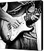Well used Fender Stratocaster Canvas Print / Canvas Art - Artist Bob Orsillo