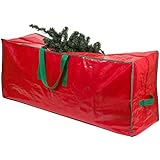 4 Feet Premium Christmas Artificial Tree Storage Bag Heavy Duty 48" x 15" x 20" By Handy Laundry