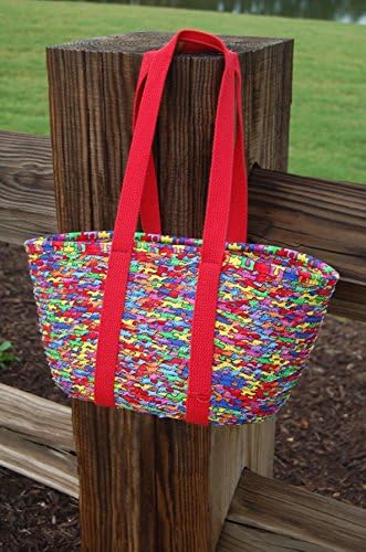 Trendy Autism Rope Tote HANDMADE Bag by Artisan Pride