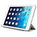 BESDATA Ultra Thin Magnetic Smart Cover (Wake/Sleep Function) & Clear Back Case for Apple iPad Mini 2 / Mini 3 (with Retina Display) + Screen Protector + Cleaning Cloth + Stylus, Grey - PT3108
