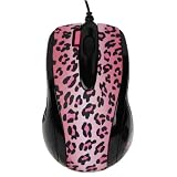 G-Cube Lux Leopard Wired Mouse - Pink (GOL-73PF)