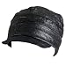 New Cuban Crinkle Lurex Newsboy Cabby Driver Cap Hat * Black * Small / Medium