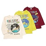 【アウトレット】 La Chiave 長袖Tシャツ (80～130cm) キムラタンの子供服 オフホワイト 95 ( 53301x53501-153 )