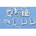 12 Silver Plated European Earring Wires Shell Jewelry